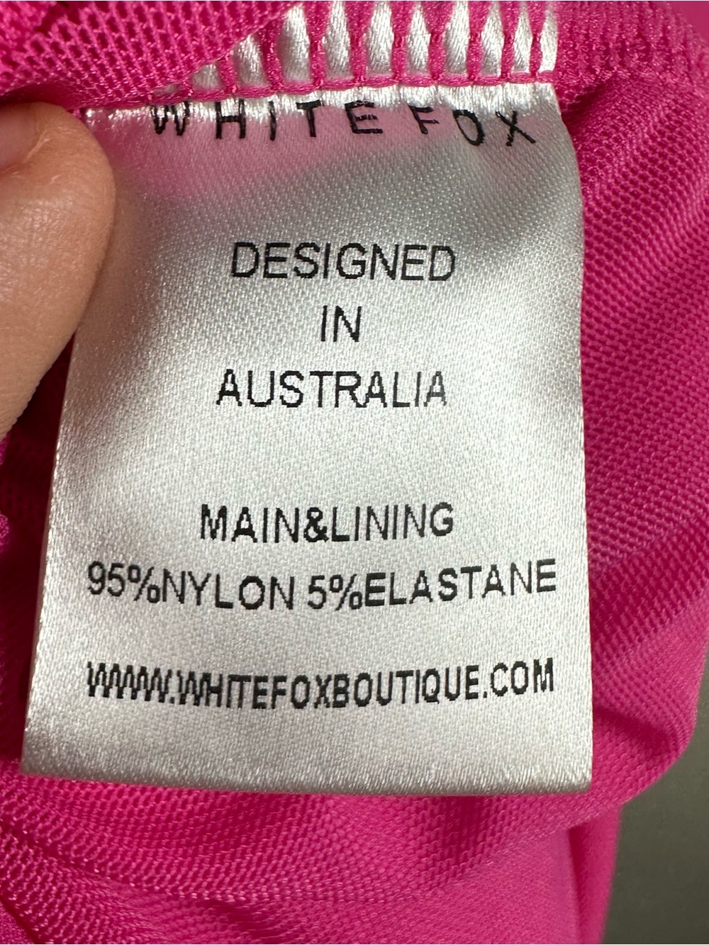 White Fox Boutique Don’t tell me now mini dress in hot pink SZ:S - Picture 6 of 7